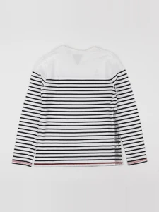 IKKS - tee-shirt blanc, bleu - 10 ans