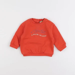 Tape à l'oeil - sweat orange - 9 mois