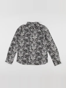 IKKS - chemise gris, blanc - 8 ans