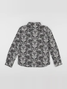 IKKS - chemise gris, blanc - 8 ans
