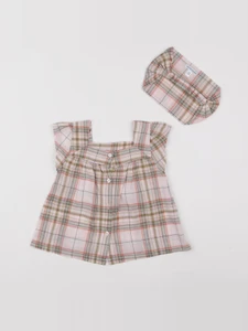 Vertbaudet - blouse rose, vert - 2 ans