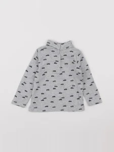 Boutchou - sous-pull gris, bleu - 9 mois