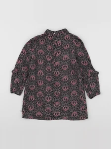 IKKS - robe noir, rose - 3 ans