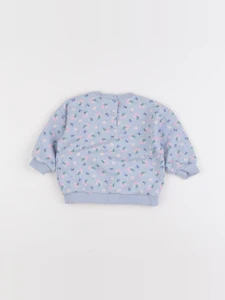 Tape à l'oeil - sweat bleu - 6 mois