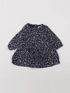IKKS - robe bleu, violet - 6 mois