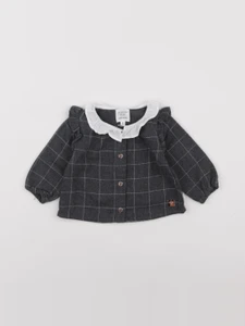 Carrément Beau - blouse gris - 6 mois