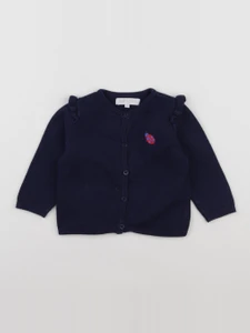 Cadet Rousselle - gilet bleu - 12 mois