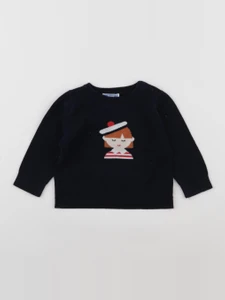 Jacadi - pull bleu - 12 mois