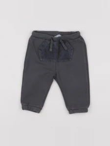 Vertbaudet - jogging gris - 9 mois