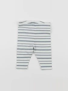 Vertbaudet - legging blanc, bleu - 1 mois
