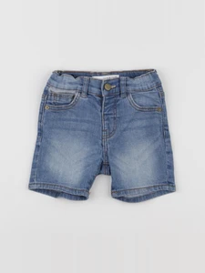 Zara - short bleu - 6/9 mois