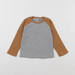 Vertbaudet - tee-shirt marron - 18 mois