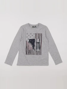 IKKS - tee-shirt gris - 8 ans