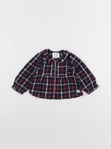 Carrément Beau - chemise bleu - 3 mois