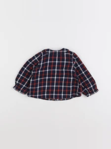Carrément Beau - chemise bleu - 3 mois