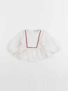 Tape à l'oeil - blouse blanc - 3 mois