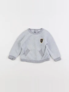 Vertbaudet - pull bleu - 6 mois