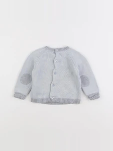 Vertbaudet - pull bleu - 6 mois
