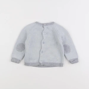 Vertbaudet - pull bleu - 6 mois