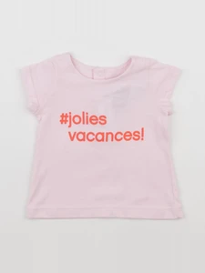 Jacadi - tee-shirt rose - 6 mois