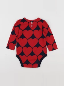 GAP - body rouge - 6/12 mois