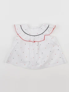 Jacadi - blouse blanc - 6 mois