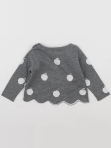 Jacadi - pull gris - 6 mois