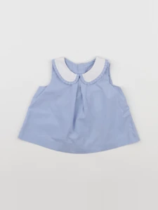 Jacadi - blouse bleu - 6 mois