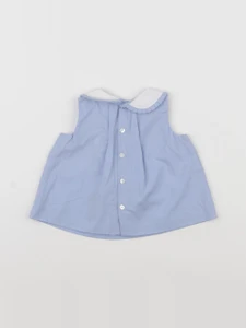 Jacadi - blouse bleu - 6 mois