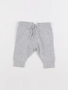 H&M - sarouel gris - 0/1 mois