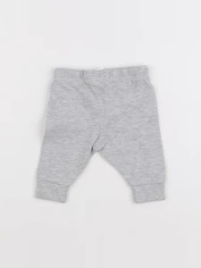 H&M - sarouel gris - 0/1 mois