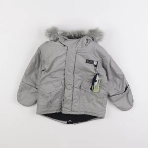 IKKS - parka gris, argent - 6 mois