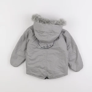 IKKS - parka gris, argent - 6 mois