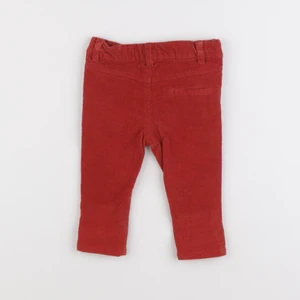 Vertbaudet - pantalon doublé rouge - 3 mois