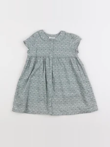 Boutchou - robe vert - 12 mois