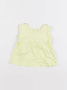 Gocco - blouse jaune - 6/9 mois