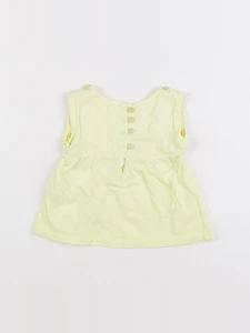 Gocco - blouse jaune - 6/9 mois