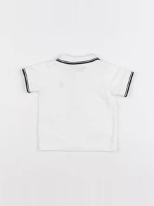 IKKS - polo blanc - 6 mois