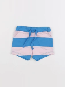Petit Bateau - short bleu, rose - 3 mois