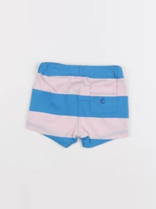 Petit Bateau - short bleu, rose - 3 mois