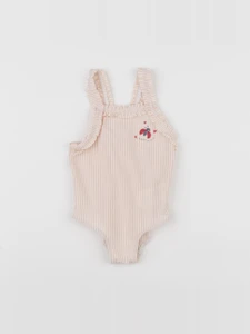 Vertbaudet - maillot de bain rose - 12/18 mois