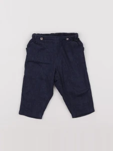 Jacadi - pantalon bleu - 6 mois