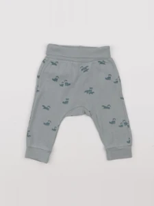 H&M - sarouel vert - 3/6 mois