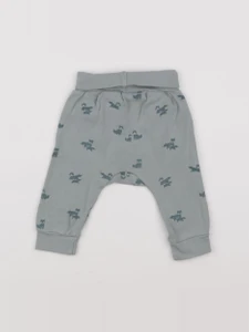 H&M - sarouel vert - 3/6 mois