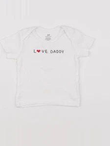 H&M - tee-shirt blanc - 3 mois