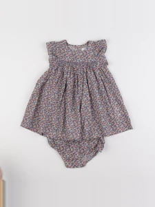 Boutchou - robe multicolore - 12 mois
