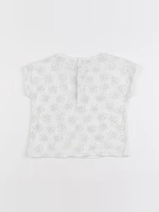 Boutchou - blouse blanc - 12 mois