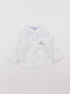 Jacadi - chemise blanc - 12 mois