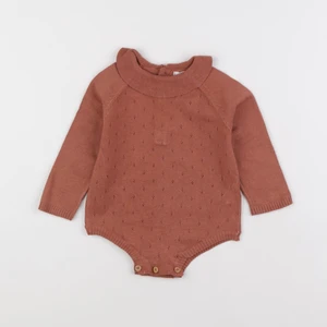Vertbaudet - combinaison marron - 9 mois