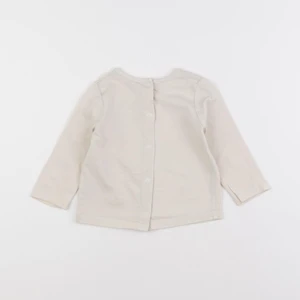Vertbaudet - tee-shirt beige - 9 mois